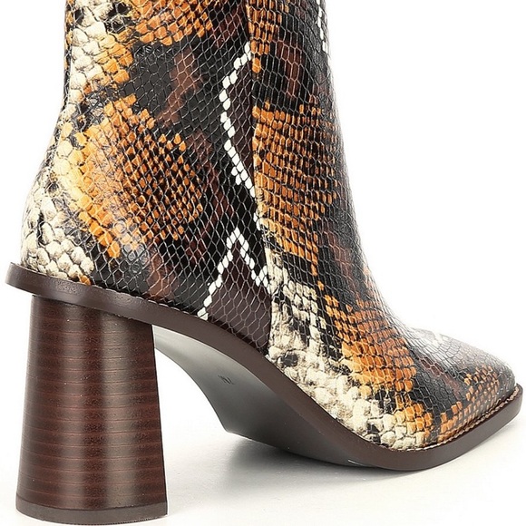 NWOB Gibson & Latimer Vina Snake Embossed Booties - Picture 3 of 12